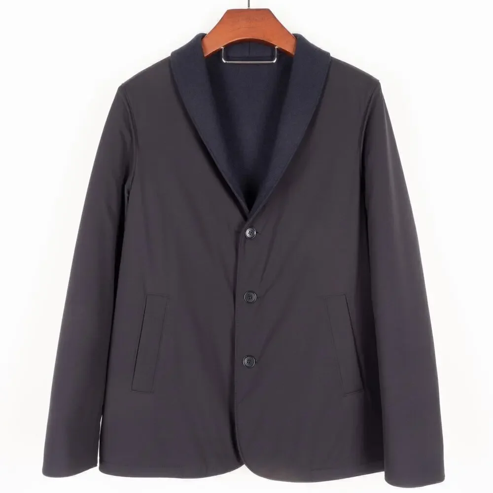Loro Piana Cashmere Reversible Kipling Jacket Men's Medium